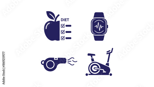 Fitness and health tracking with diet and exercise