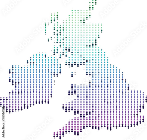 United Kingdom Map Design 