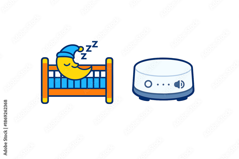 Naklejka premium Baby Sleep Concept