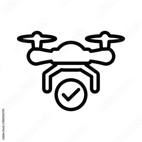Verified drone icon
