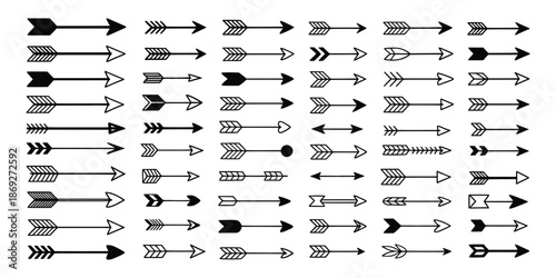 hand drawn arrow vector collection doodle sketch style set, a premium ranked vector illustration set featuring sketchy arrow designs, ideal for creative projects, educational graphics, and hand-drawn 