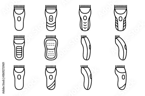 Boundary pet arc surface icon vector cordless trimmer stripe pads tile crest