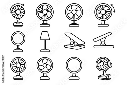 Crest surface rod vector rib fan modern patch arc slope contour icon