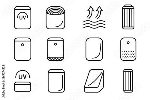 Filter underside vector outline arc control boundary icon rod purifier contour smart