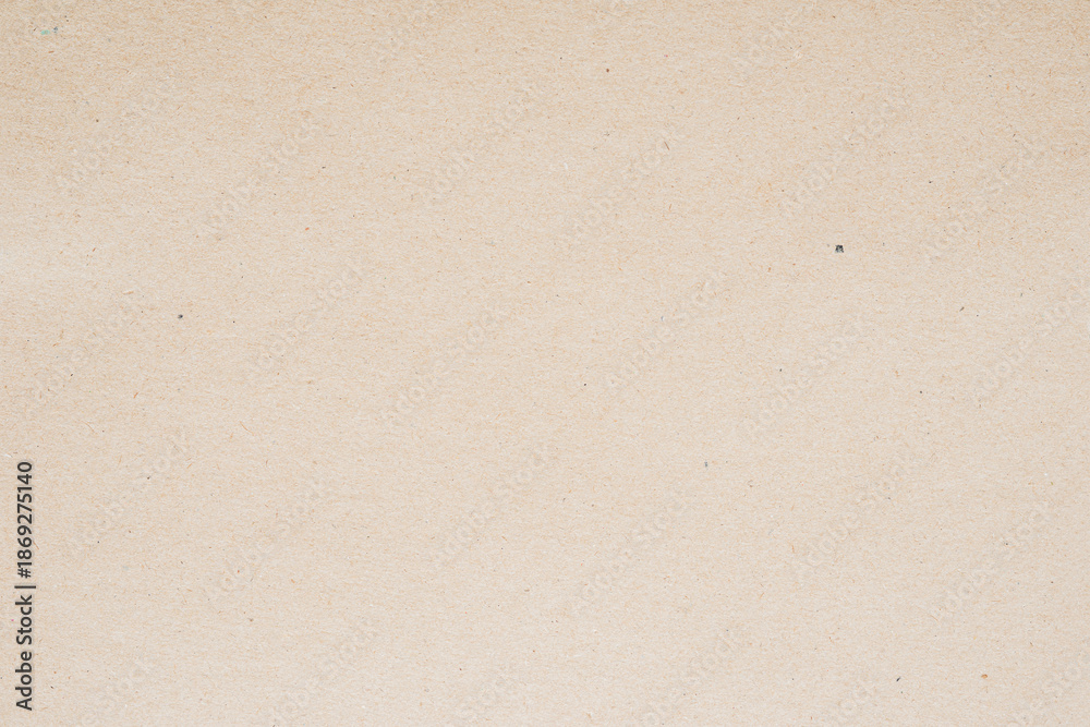 Fototapeta premium Paper texture cardboard background. Beige recycled paper texture with subtle fibers and soft grain. Natural paper background for mockup, copy space, paper texture design