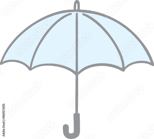 シンプルな傘のイラスト