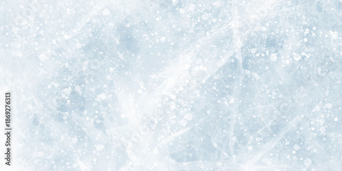 Abstract grunge watercolor background in soft light blue and pale cyan tones, with irregular splashes, ink blots. blue marble texture. blue ice on watercolor and snow. 