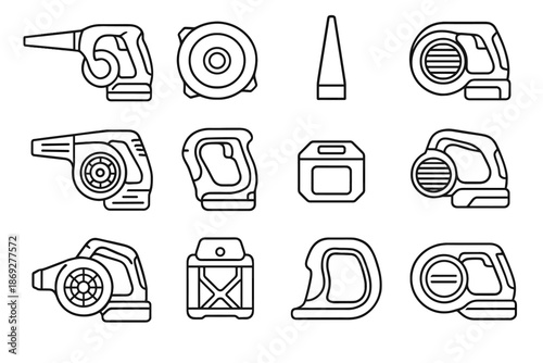 Icon tool wireless casing compact memory bay blower panels air cordless front