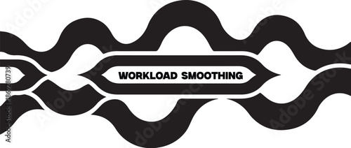 Workload Smoothing Business Concept Illustration