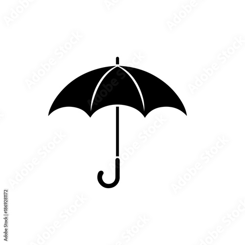 Bright Foldable Umbrella Vector Illustration