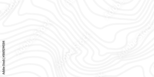 The stylized height of the topographic map contour in lines and contours. Black on gray. The concept of a conditional geography scheme and the terrain path. Wide Size. Vector illustration.