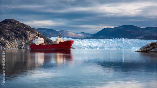 Greenland Arctic Iceberg Ship Polar
