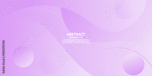 Abstract bright purple soft wave pattern background. Simple and futuristic banner background. Vector eps10