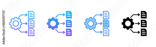 Case Management Multi Style Icon Set