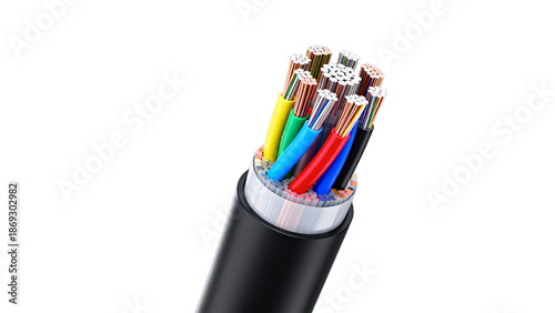 Multi - core Multi - color Power Cable with Insulation