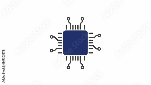 Microchip Electronic Circuit Board Component.