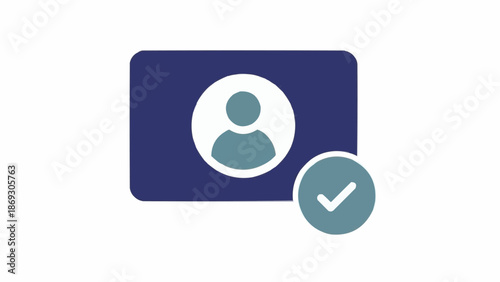 Verified profile icon with checkmark.