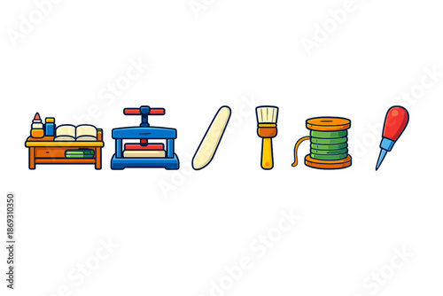 Bookbinding Tools and Supplies