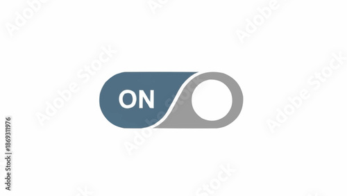 Switch button in on position.