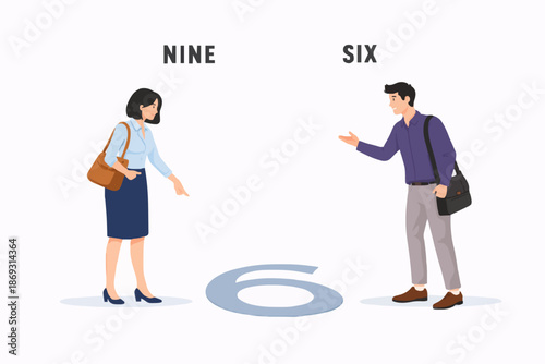 People Distance Concept