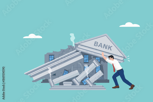 Financial Crisis Concept Image