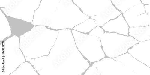 Cracked concrete wall texture with broken glass style fractures on an old rough surface for grunge design background