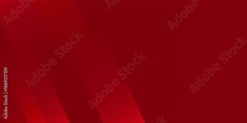 Abstract Red Geometric Background with Diagonal Lines and Modern Gradient Design