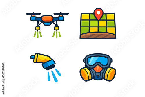 Farming Technology Icons