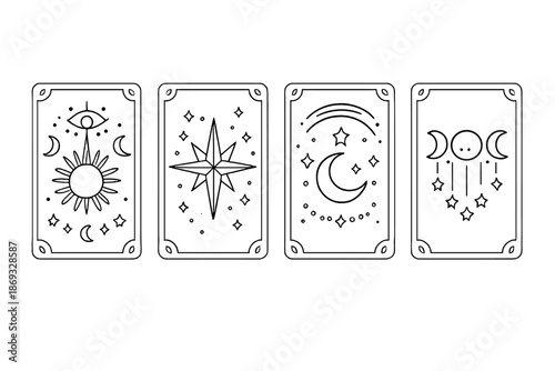 Mystical Tarot Card Designs