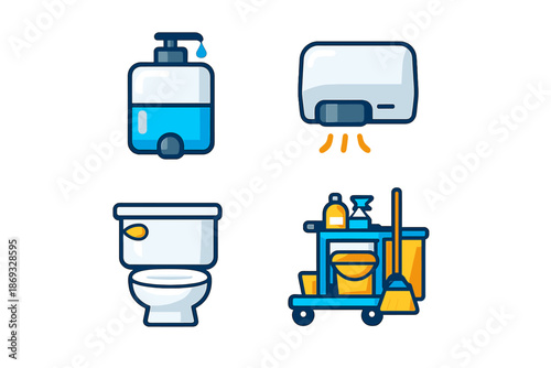 Hygiene and Cleaning Icons