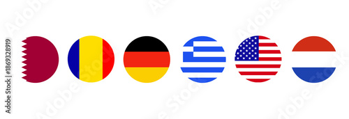 Free Download Flags buttons  - GFXLoad