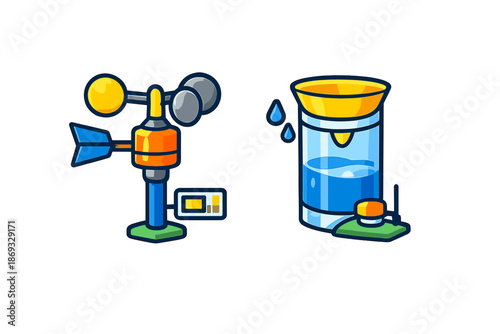 Weather station icons
