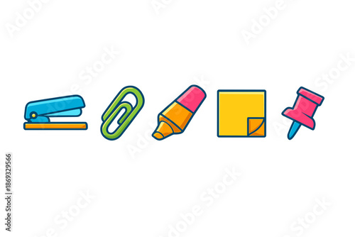 Collection of Stationery Icons