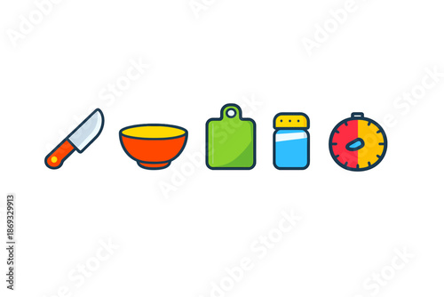 Kitchen Icons Set