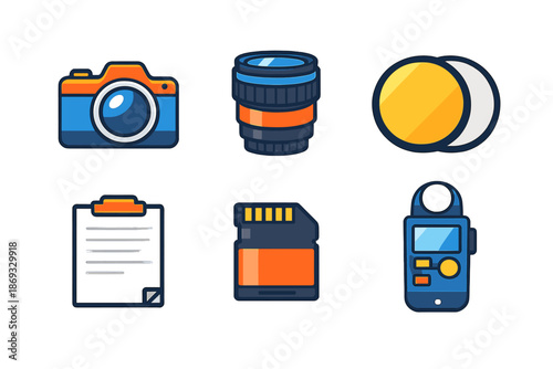 Photography Icons Set