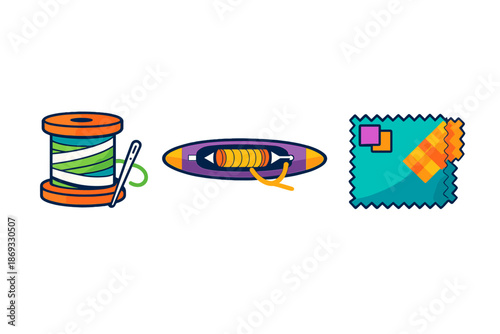 Sewing equipment and fabric