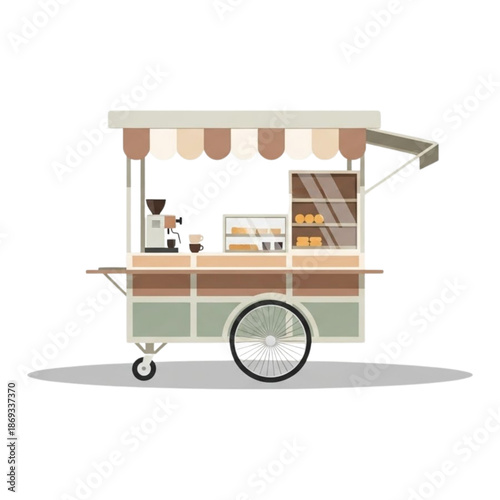 Coffee wheelbarrow