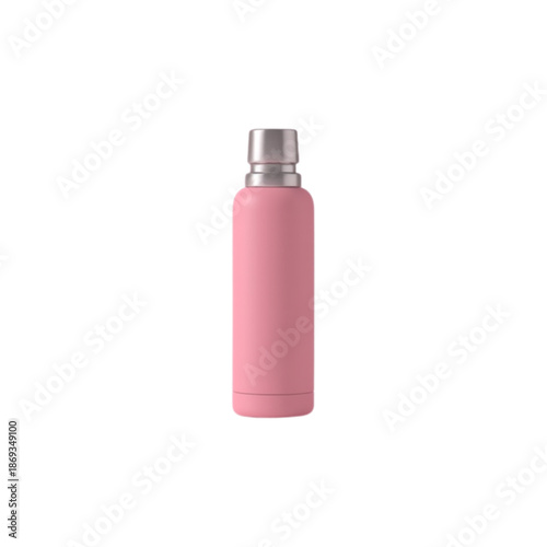 pink bottle of perfume