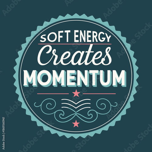 Soft Energy Creates Momentum in a Dynamic Environment