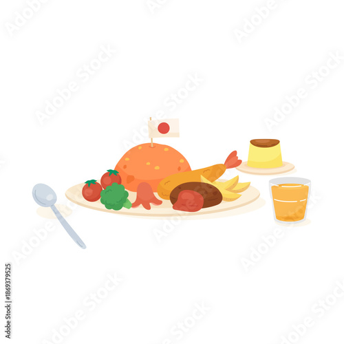 japanese kid menu set