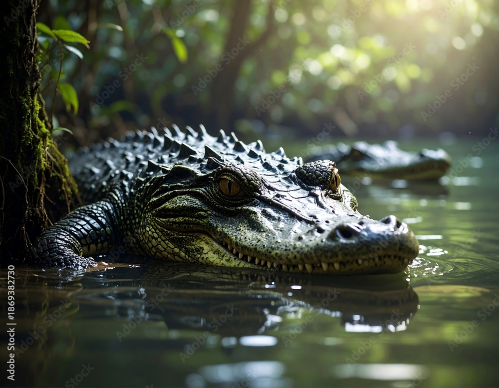 Fototapeta premium Alligator in the