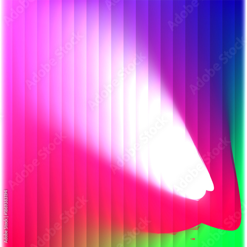 Soft Pastel Rainbow Curves on Clean White Canvas