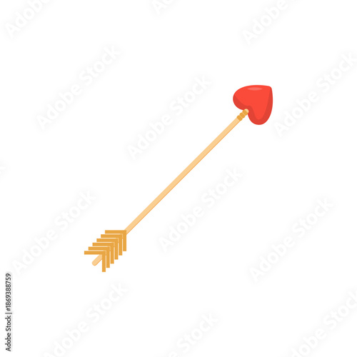 Cupid Heart Arrow Illustration