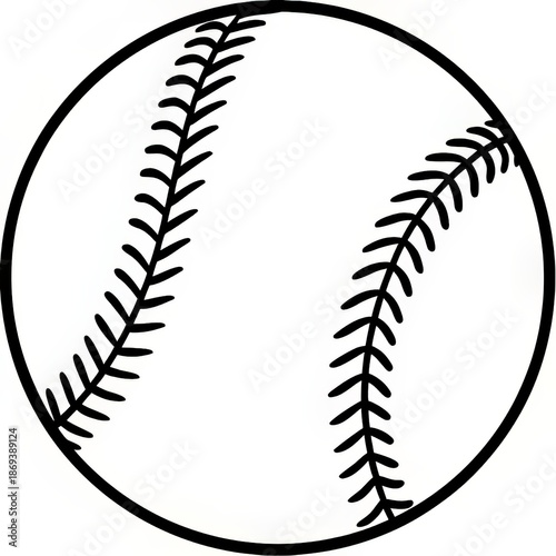 baseball sketch illustration