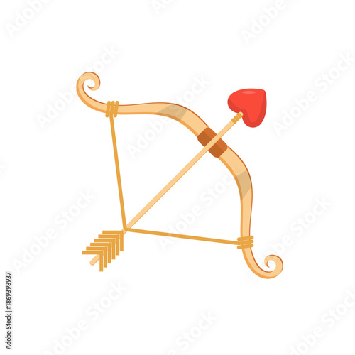 Cupid Bow Heart Arrow
