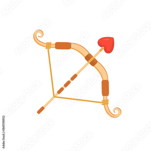Cupid Bow Heart Arrow