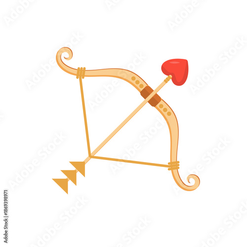 Cupid Bow Heart Arrow