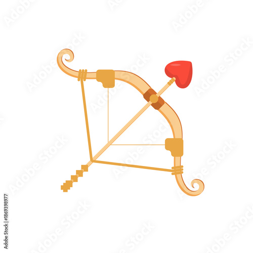 Cupid Bow Heart Arrow