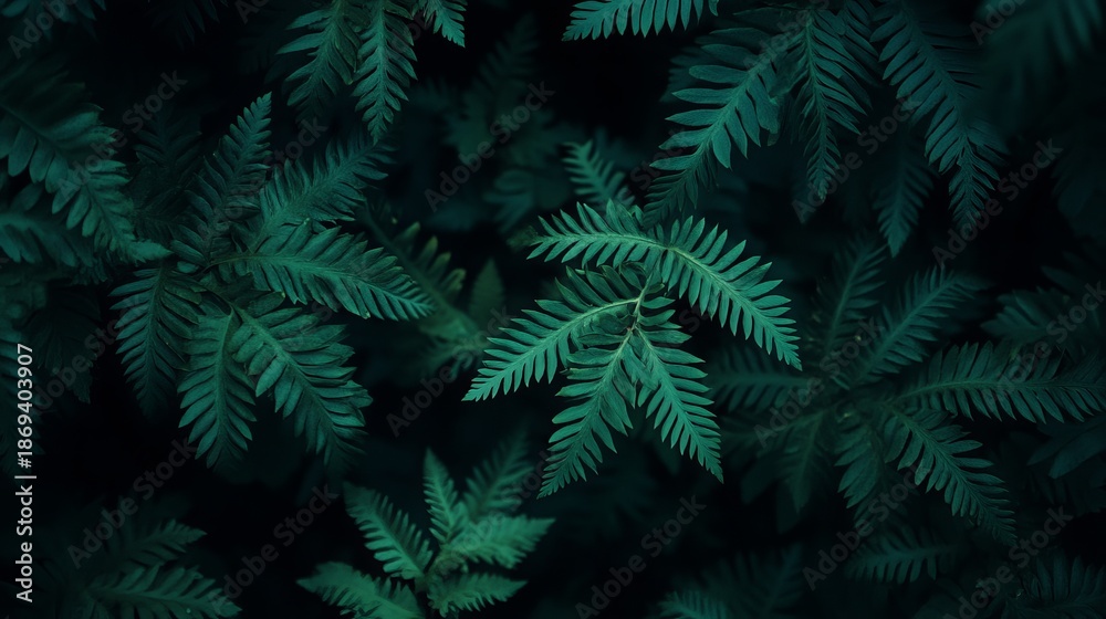 Fototapeta premium Vibrant Forest Canopy Overhead A Lush Tapestry of Greenery with Sunlight Filtering Through Leaves