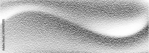 Abstract halftone dot or sand waves on white background. Vector realistic illustration of black stipple gradient pattern, grunge grainy texture, paint spray effect, liquid texture, dotwork fluid